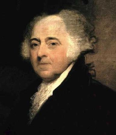 unknow artist Second President of the US. Painting by Gilbert Stuart